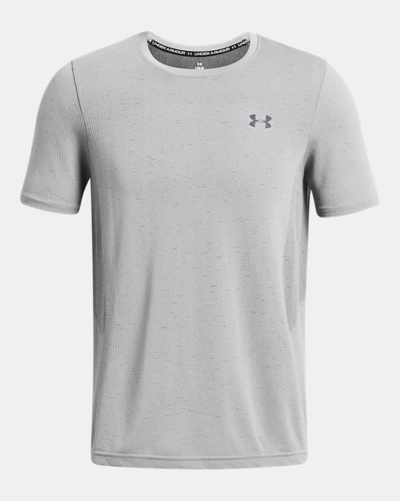 Męska koszulka z krótkimi rękawami UA Vanish Seamless, Gray, pdpMainDesktop image number 3